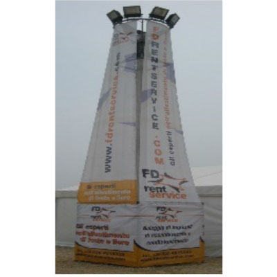 Torre Faro Base 2m x 2m h9m
